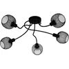Image de EGLO Plafonnier Wrington 1, lampe de plafond 5 flammes vintage