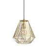 Image de EGLO Suspension luminaire Stype, lustre chambre en métal laiton brossé | plafonnier salon ou salle à manger, douille E27