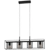 Image de EGLO Suspension luminaire Catterick, lustre au design industriel à 4