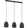 Image de EGLO Suspension luminaire Barlaston, lustre à 3 lampes pour salon et salle