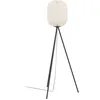 Image de EGLO Lampadaire trépied Belgrave, luminaire sur pied au design japonais