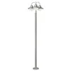Image de EGLO Lampadaire extérieur SIDNEY, luminaire extérieur à 3 flammes, lampe