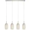 Image de EGLO Lustre BATISTA 3, lampe suspendue à 4 flammes, suspension en acier
