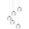 Image de EGLO Suspension Rocamar 1, lampe suspendue 5 flammes moderne, suspension en