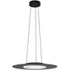 Image de Eglo Connect Compo Rosso-C Suspension Led 1 Ampoule Suspension en Acier et Plastique Noir Blanc Température de Couleur (Chaud, Neutre, Froid) Rvb Intensité Variable Ø 58 cm