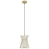 Image de EGLO Suspension luminaire Maseta, lustre chambre en métal doré et verre