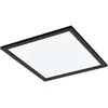 Image de EGLO connect.z Panneau LED connecté Salobrena-Z, plafonnier 45 cm, lampe de plafond intelligente ZigBee contrôlable par appli et commande vocale, blanc chaud - froid, dimmable, noir