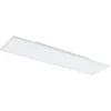 Image de EGLO connect.z Panneau LED connecté Turcona-Z, plafonnier 120 x 30 cm, lampe de plafond intelligente ZigBee contrôlable par appli et commande vocale, blanc chaud - froid, RGB, dimmable