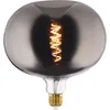 Image de EGLO Lampe LED E27 dimmable, forme pomme, Big Size, filament vintage spirale, ampoule Edison chromée vaporisée de très grande taille, 4 watts, 50 lumenss, blanc chaud, 2200 Kelvin, Ø 22 cm