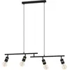 Image de EGLO Suspension luminaire Lurone, lustre avec 4 spots orientables