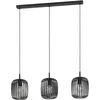 Image de EGLO Suspension luminaire Romazzina, lustre à 3 lampes pour salon et salle