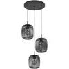 Image de EGLO Suspension luminaire Romazzina, lustre à 3 lampes pour salon et salle