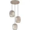 Image de EGLO Suspension luminaire Romazzina, lustre à 3 lampes pour salon et salle