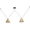 Image de EGLO Suspension Narices 1, lampe rétro pour table à manger, luminaire