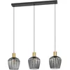 Image de EGLO Suspension luminaire Empoli, lampe à susprendre rétro pour table à