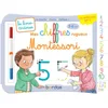 Image de Mes chiffres rugueux Montessori: Avec 1 feutre effaçable 2 couleurs