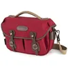 Image de Billingham Hadley Small Pro sac photo d'épaule toile bordeaux / chocolat