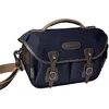 Image de Billingham Hadley Small Pro sac photo d'épaule toile navy / chocolat