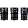 Image de Pack 3 objectifs Laowa Nanomorph S35 Prime (27, 35, 50mm) Monture E - Bleu