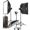 Image de Godox MS200-D kit 3 torches flash 200Ws