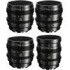 Image de Thypoch Simera-C Kit de 4 28/35/50/75mm T/1.5 monture E - Noir