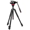 Image de Manfrotto trépied 055 3 sections aluminium et rotule vidéo fluide