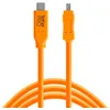 Image de TetherPro USB-C vers 2.0 Mini-B 8-broches orange