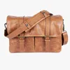 Image de Bronkey Roma sac photo cuir- camel taille unique
