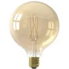 Image de Calex | LED filament | Grote fitting E27 | Ball | Goud | 125mm | 6W