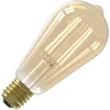 Image de Calex | LED filament | Grote fitting E27 | ST64 Rustiek | Goud | 3.5W
