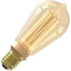 Image de Calex | LED filament | Grote fitting E27 | Rustiek ST64 | Goud | 3.5W