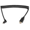 Image de Caruba HDMI-MicroHDMI câble extensible coudé 45 cm