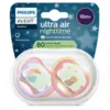 Image de Avent Ultra Air Fopspeen Nacht Toekan 18M+