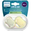 Image de Avent Ultra Air Fopspeen Colors of Nature 18M+