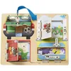 Image de Melissa & Doug Planche à serrures et verrous, Jouet sensoriel en bois, Jouet de développement, Jeux d'apprentissage précoce, Planche d'activitées Montessori, Busy board, Cadeau pour garçon et fille