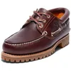 Image de Timberland 3 Eye Classic Lug Lace Up Bottes Militaires Homme, Multicolore (Marrón Burgundy Full Grain), 41 EU