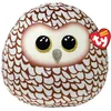 Image de TY Whoolie Owl Squish a Boo 35,5 cm   Beanies à presser pour enfants, bébé en peluche douce   Collectible Cuddly Stuffed Teddy