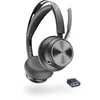 Image de Poly - Voyager Focus 2 UC USB-C Casque Bluetooth à deux oreilles (stéréo) avec microphone à perche - Compatible USB-C PC/Mac - Suppression active du bruit - Teams (Certified), Zoom et plus encore