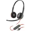 Image de POLY Blackwire 3220 Casque Avec fil Arceau Appels/Musique Noir
