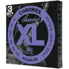 Image de D'Addario ECG24-3D 11-50 Jazz Light Flatwound Chromes snaren voor elektrische gitaar (3 sets)