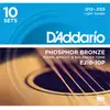 Image de D'Addario EJ16-10P snarenset voor akoestische gitaar (10 sets)