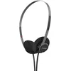 Image de Koss KPH40 Casque supra-auriculaire utilitaire, système de cordon interchangeable amovible, style rétro, design ultra léger (noir furtif)