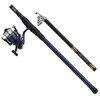 Image de Mitchell Combo Mitchell Neuron Herring, kit canne télescopique et moulinet pour la pêche en mer, conçu pour pêcher des harengs, résistant à la corrosion, inclus le matériel de montage, prêt à pêcher
