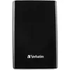Image de Verbatim Store 'n' Go Slim Portable SSD 256Go USB 3.2 Gen 1 SSD, jusqu'à 5Gbps avec Port USB-C & Adaptateur, Nero Backup Logiciel de sauvegarde, Compact, Léger & Fiable pour Mac, PC, Noir