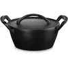 Image de Cocotte LE CREUSET barbecue 25cm noir mat