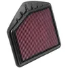 Image de K&N Filtre à air de remplacement compatible avec Hyundai Genesis Sedan 5.0L V8 2015-2016 (à droite) (33-5020)