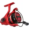 Image de Abu Garcia Spinning Reel, Revo Rocket Spinning Reels, Roofvisserij, Zoetwatervisser, Baars, Snoek, Snoekbaars, Zwart/Rood, 7.6:1 Versnelling, Robuust & Lichtgewicht, 10+1 Lager Telling, 30