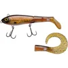 Image de Abu Garcia Svartzonker Mchybride Leurre Brochet - Leurre de Type Swimbait Hybride Corps dur et Paddle Souple - Fournit avec une Queue de Rechange