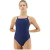 Image de TYR Sport Solid Diamondback Maillot de Bain pour Femme, Bleu Marine, 46