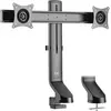 Image de Support ordinateur portable EATON 2 écrans réglage vertical et bras acier